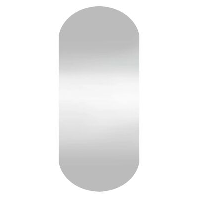 vidaXL Sieninis veidrodis, 25x60cm, stiklas, ovalo formos