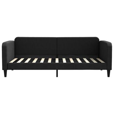 vidaXL Sofa, juodos spalvos, 90x200cm, audinys