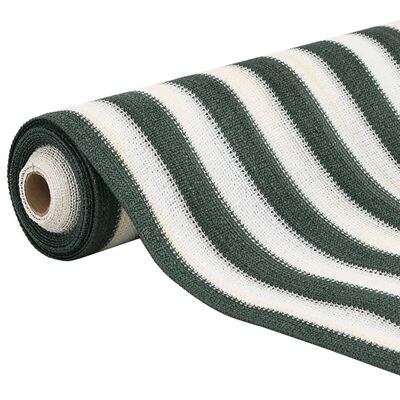 vidaXL Privatumo suteikiantis tinklelis, žalias/baltas, 1,8x25m, HDPE