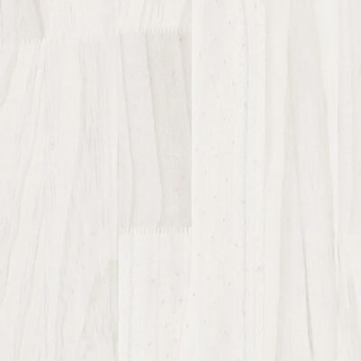 vidaXL Lovos rėmas, baltas, 180x200cm, pušies masyvas, itin didelis