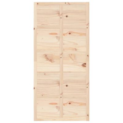 vidaXL Tvarto durys, 100x1,8x214cm, pušies medienos masyvas