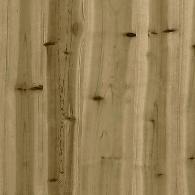 vidaXL Sodo lovelis, 50x50x72,5cm, impregnuota pušies mediena