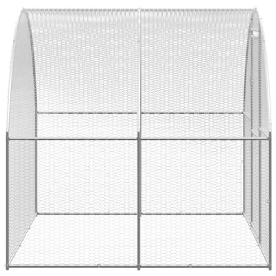 vidaXL Lauko narvas viščiukams, 3x24x2m, galvanizuotas plienas