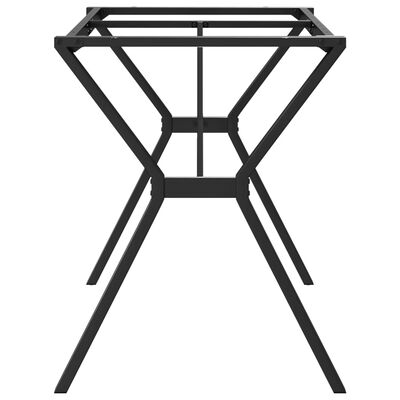 vidaXL Valgomojo stalo kojos, 140x60x73cm, ketus, Y formos rėmas