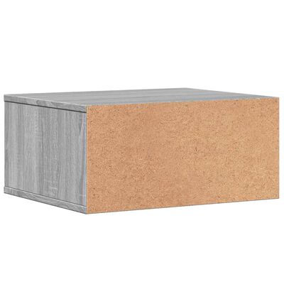 vidaXL Spausdintuvo stovas, pilkas ąžuolo, 49x40x22,5cm, mediena