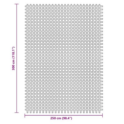 vidaXL Stovyklavimo paklotas, antracito spalvos, 3x2,5m