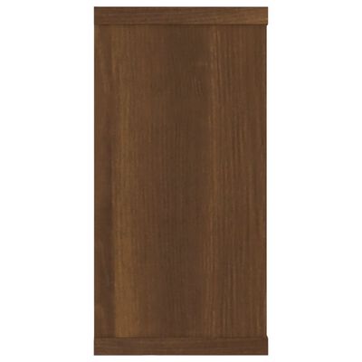 vidaXL Sieninės lentynos, 2vnt., rudos ąžuolo, 100x15x30cm, mediena
