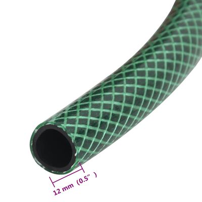 vidaXL Baseino žarna, žalios spalvos, 50m, PVC
