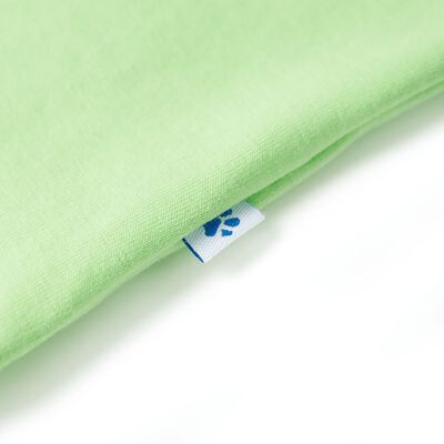 Vaikiški marškinėliai, neoninės žalios spalvos, 104 dydžio