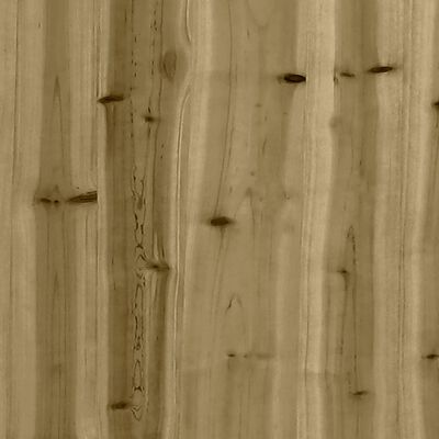 vidaXL Sodo lovelis, 70x40x49,5cm, impregnuota pušies mediena