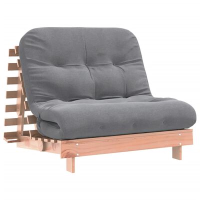 vidaXL Futono sofa-lova su čiužiniu, 100x206x11cm, douglas eglė