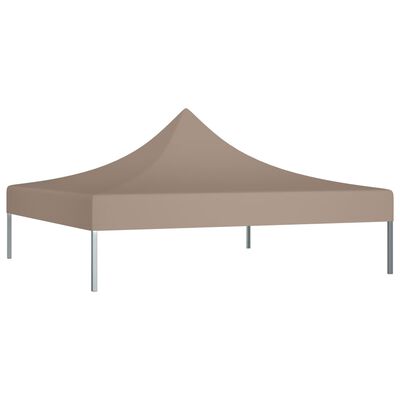 vidaXL Proginės palapinės stogas, taupe spalvos, 3x3m, 270 g/m²