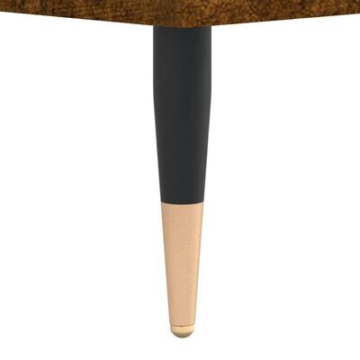 vidaXL Kavos staliukas, dūminio ąžuolo, 90x60x35cm, apdirbta mediena