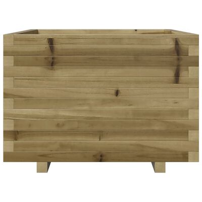 vidaXL Sodo lovelis, 70x70x49,5cm, impregnuota pušies mediena