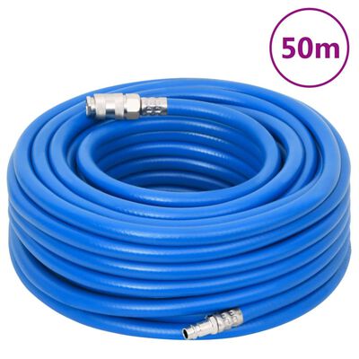 vidaXL Oro žarna, mėlynos spalvos, 0,6", 50m, PVC