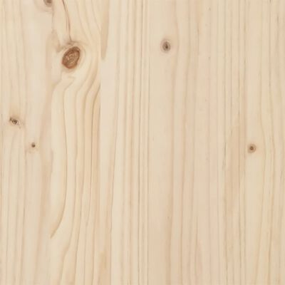 vidaXL Galvūgalis, 150cm, pušies medienos masyvas