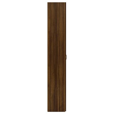 vidaXL Biuro spintelė, rudos ąžuolo spalvos, 60x32x190cm, mediena