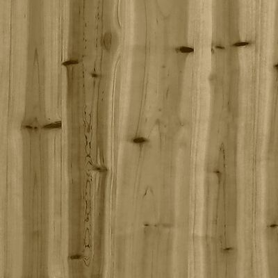 vidaXL Sodo lovelis, 110x40x72,5cm, impregnuota pušies mediena
