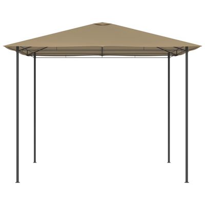 vidaXL Pavėsinė, taupe spalvos, 3x3x2,6m, 160g/m²