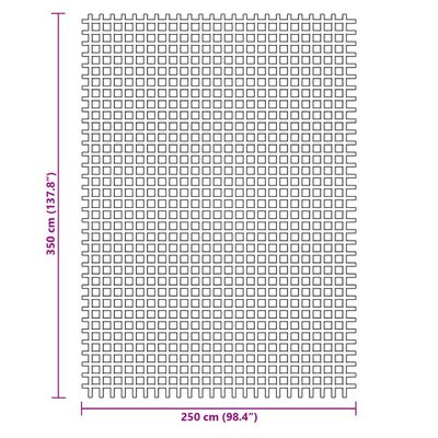 vidaXL Stovyklavimo paklotas, mėlynos spalvos, 3,5x2,5m