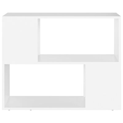 vidaXL Televizoriaus spintelė, balta, 80x24x63cm, apdirbta mediena