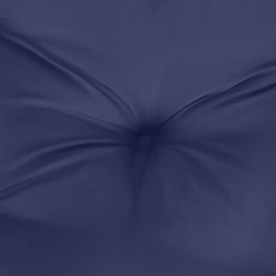 vidaXL Paletės pagalvėlė, tamsiai mėlyna, 60x61,5x10cm, audinys