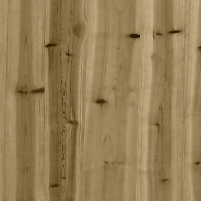 vidaXL Sodo lovelis, 40x40x49,5cm, impregnuota pušies mediena