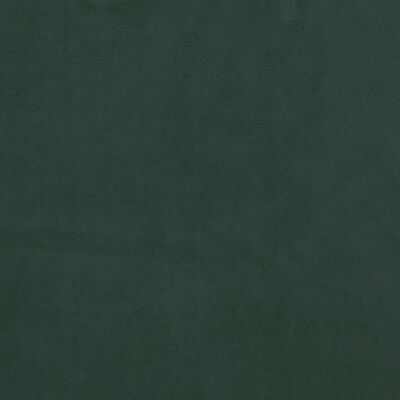 vidaXL Lovos rėmas, tamsiai žalias, 90x200cm, aksomas