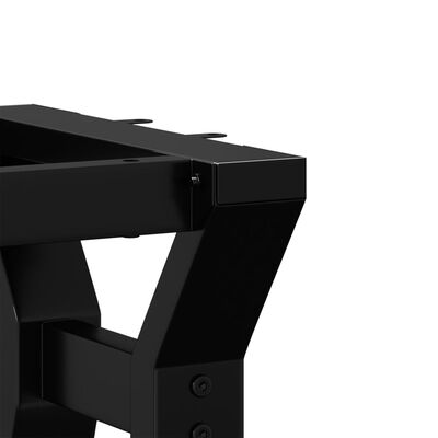 vidaXL Kavos staliuko kojos, 80x70x43cm, ketus, Y formos rėmas