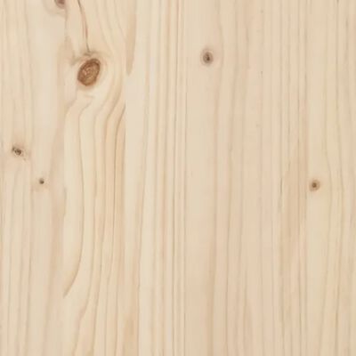 vidaXL Lovos rėmas su galvūgaliu, 90x200cm, medienos masyvas