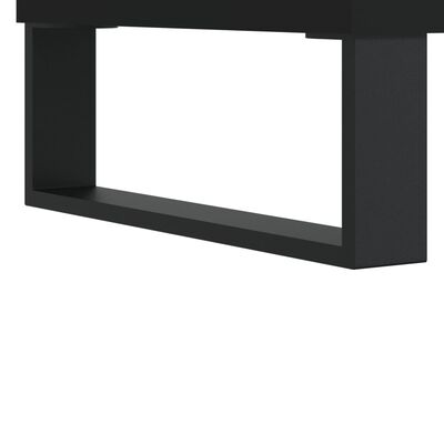 vidaXL Kavos staliukas, juodos spalvos, 90x50x40cm, apdirbta mediena