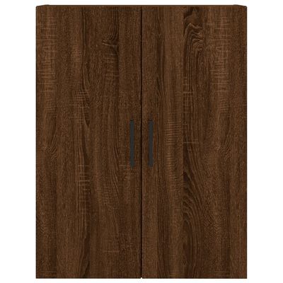 vidaXL Komoda, rudos ąžuolo spalvos, 69,5x34x180cm, apdirbta mediena