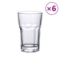 vidaXL Alaus stiklinės, 6vnt., 295 ml
