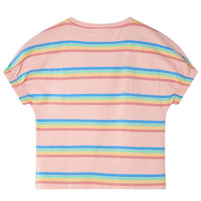 Vaikiški marškinėliai, persikinės spalvos, 116 dydžio