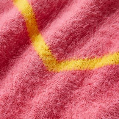 Vaikiškas megztinis, sendintos rožinės spalvos, megztas, 104 dydžio