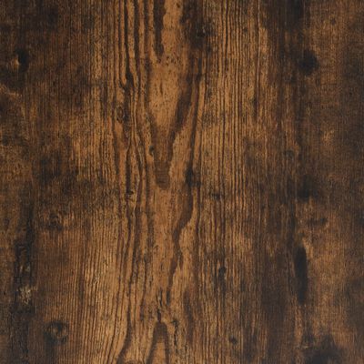vidaXL Lovos rėmas su stalčiais, dūminio ąžuolo, 140x190cm, mediena