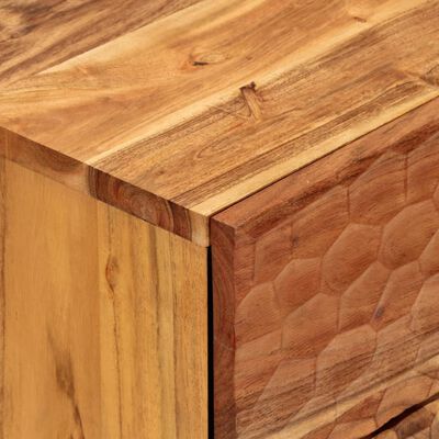 vidaXL Naktinė spintelė, 50x33x60cm, akacijos medienos masyvas