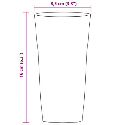 vidaXL Alaus stiklinės, 6vnt., 475 ml