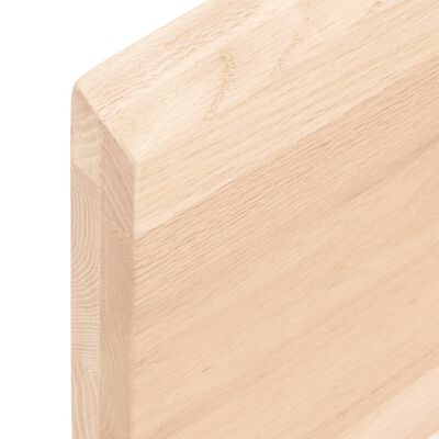 vidaXL Vonios kambario stalviršis, 140x60x(2-4) cm, medienos masyvas