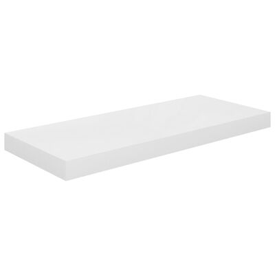 vidaXL Pakabinamos lentynos, 2vnt., baltos, 60x23,5x3,8cm, MDF