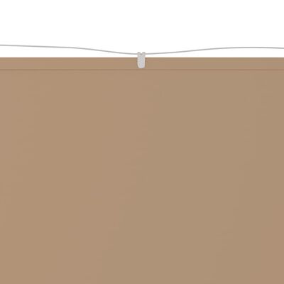 vidaXL Vertikali markizė, taupe spalvos, 100x420cm, oksfordo audinys