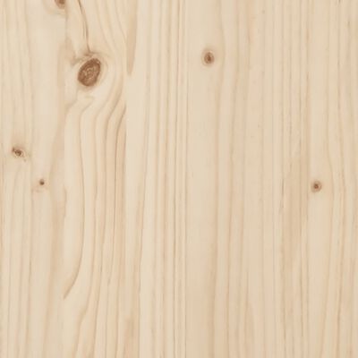 vidaXL Sodo lovelis, 82,5x82,5x39cm, pušies medienos masyvas