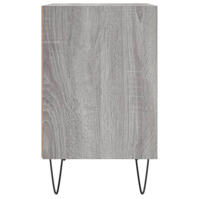 vidaXL Naktinės spintelės, 2vnt., pilkos ąžuolo, 40x30x50cm, mediena