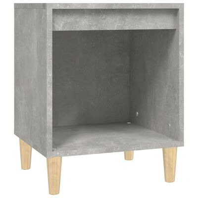 vidaXL Naktinė spintelė, betono pilkos spalvos, 40x35x50cm
