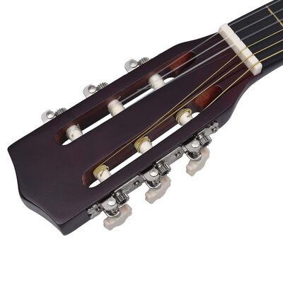 vidaXL Klasikinės gitaros rinkinys pradedantiesiems, 8 dalių, 3/4 36"