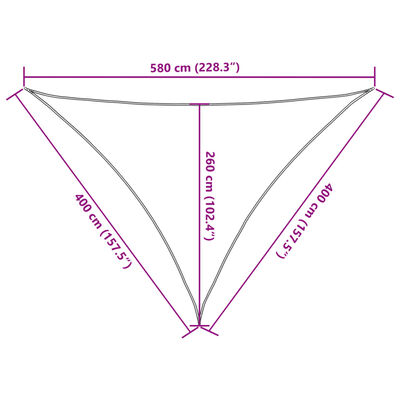 vidaXL Burė nuo saulės, pilka, 4x4x5,8m, 100% oksfordo poliesteris