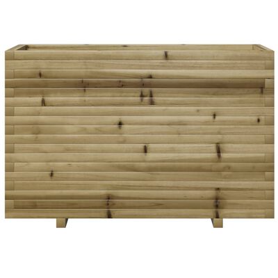 vidaXL Sodo lovelis, 110x40x72,5cm, impregnuota pušies mediena