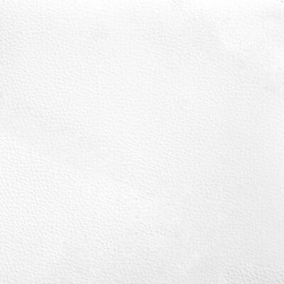 vidaXL Lova su čiužiniu, balta ir juoda, 120x200cm, dirbtinė oda