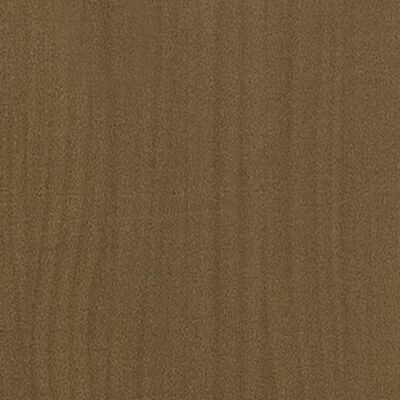 vidaXL Sodo lovelis, medaus rudas, 31x31x31cm, pušies medienos masyvas