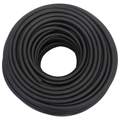 vidaXL Hibridinė oro žarna, juodos spalvos, 0,6", 100m, guma ir PVC